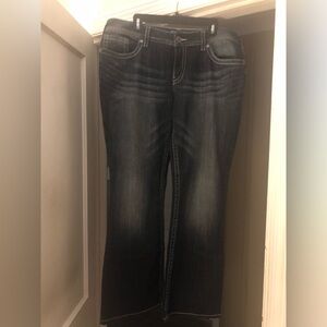 Silver Jeans Women's Dark Blue Flare Jeans